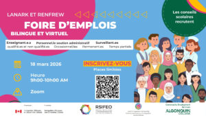 Foire d’emploi virtuelle – Secteur de l’éducation