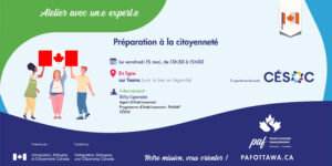 Atelier de préparation à la citoyenneté canadienne